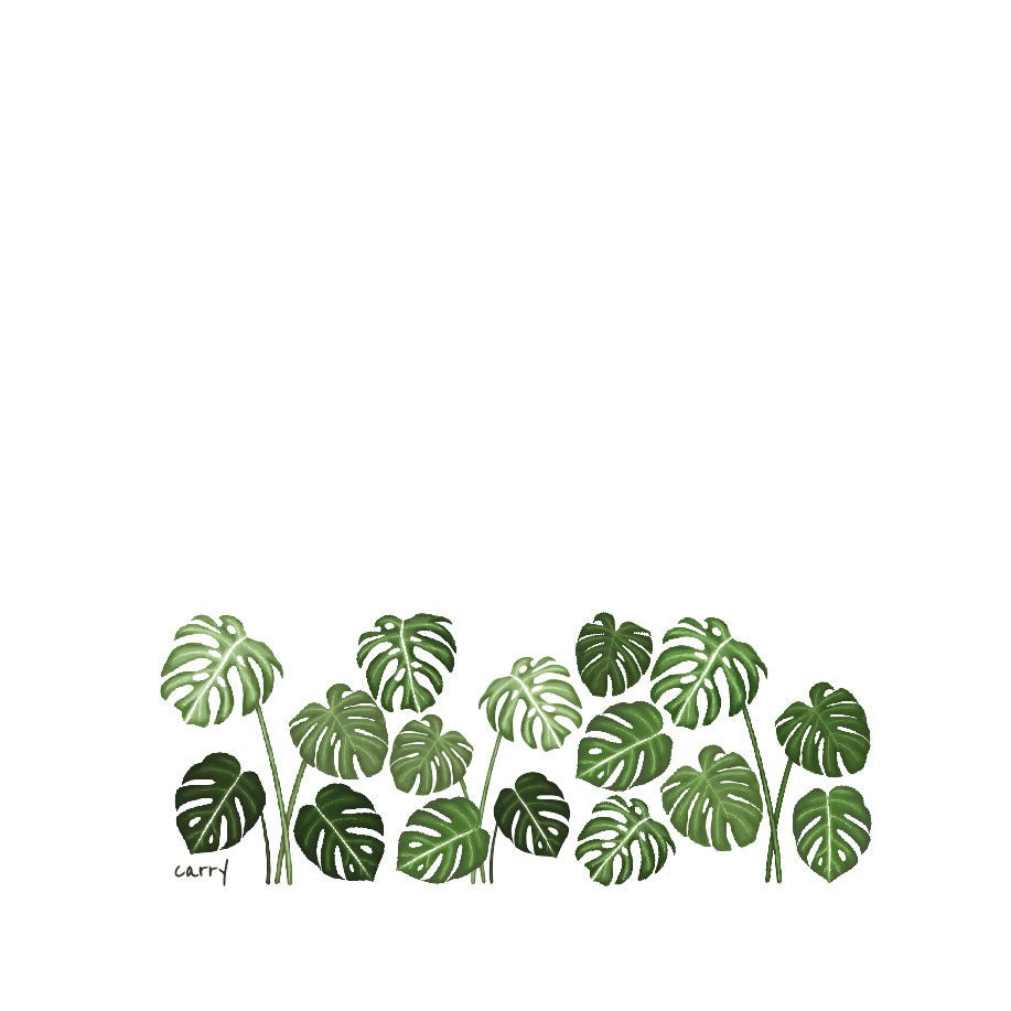 CARRY Glasflasche – Green Living 0,4 L