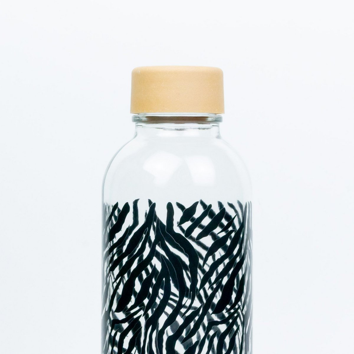 CARRY Glasflasche – Stripes of Nature 0,7 L
