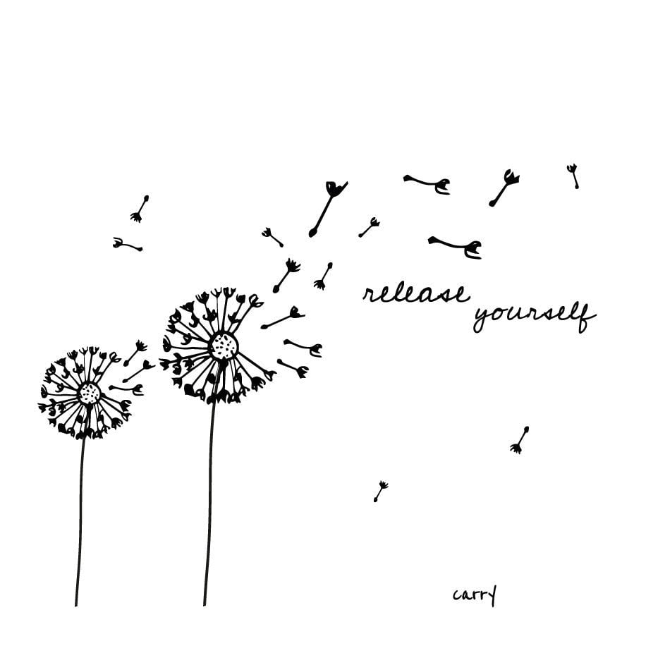 CARRY Glasflasche Release Yourself 0,7 L