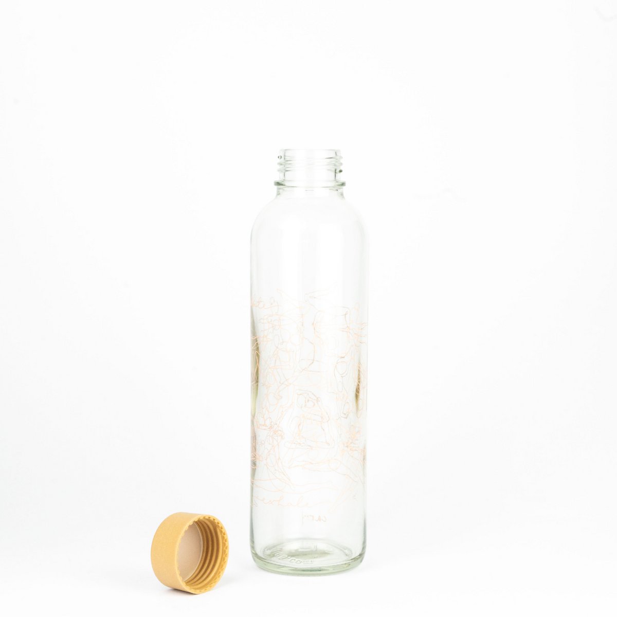 CARRY Glasflasche – Inhale & Exhale 0,7 L