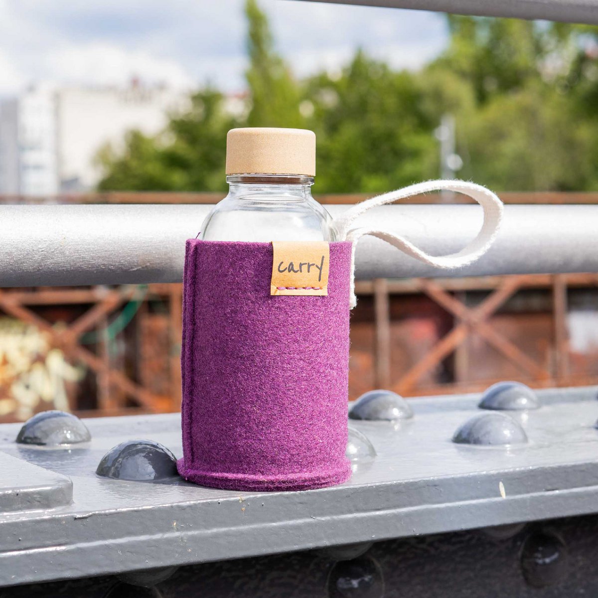 CARRY Flaschenhülle aus Filz – handgemacht & nachhaltig
