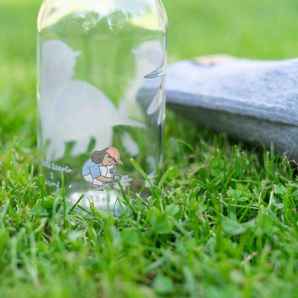 CARRY Glasflasche – Little Dino 0,4 L