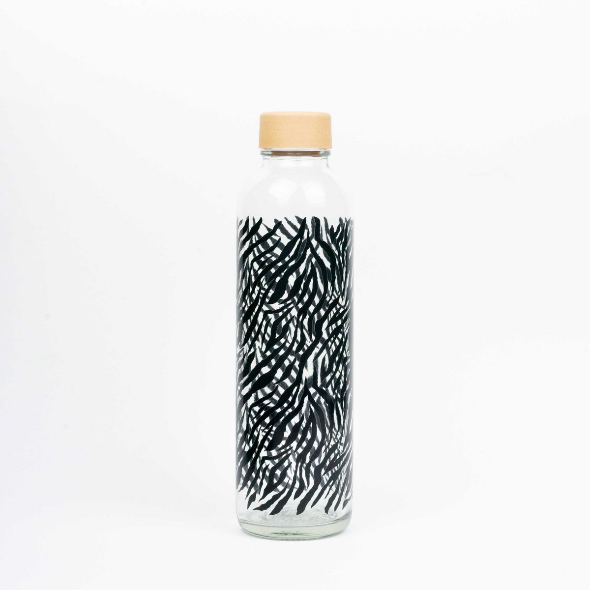 CARRY Glasflasche – Stripes of Nature 0,7 L