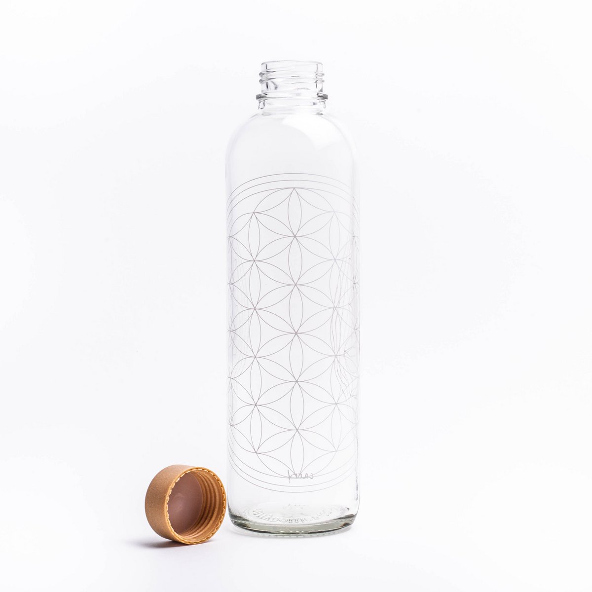 CARRY Glasflasche – Flower of Life 0,7 L
