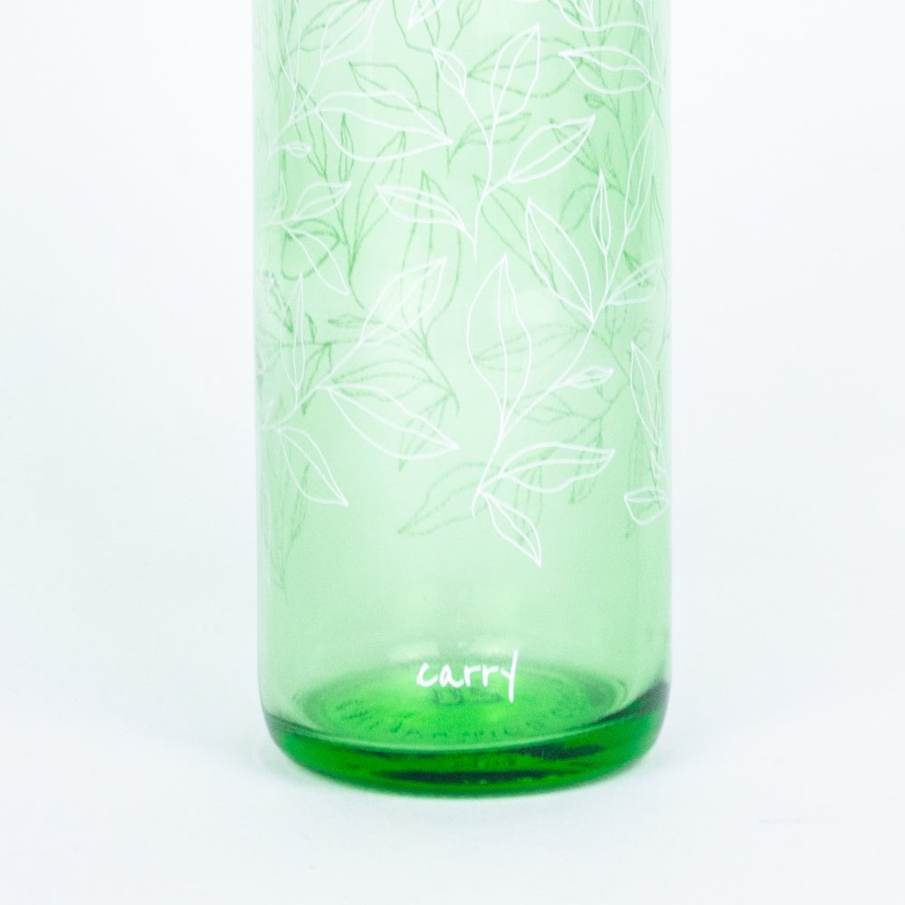 CARRY Glasflasche – Green Harmony 0,7 L