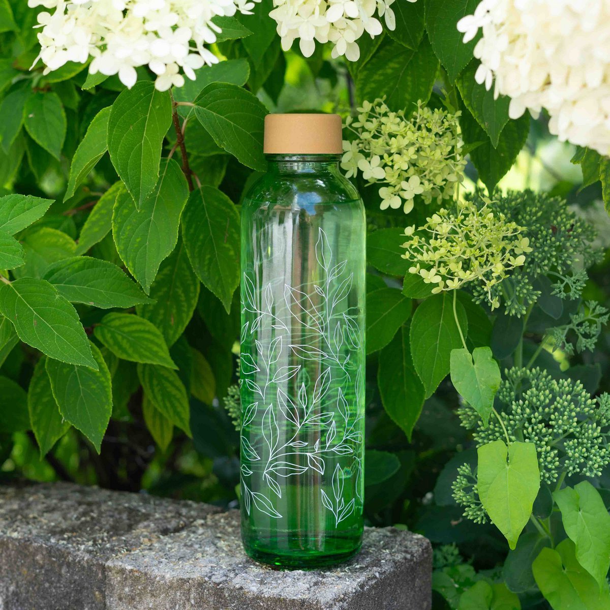 CARRY Glasflasche – Green Harmony 0,7 L