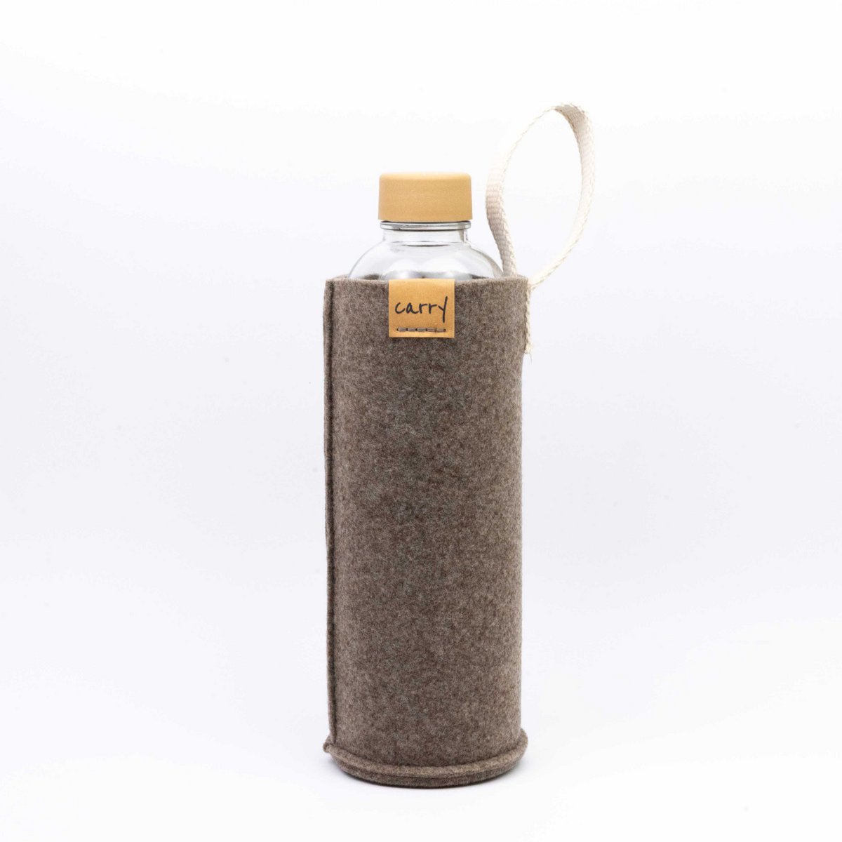 CARRY Flaschenhülle aus Filz – handgemacht & nachhaltig