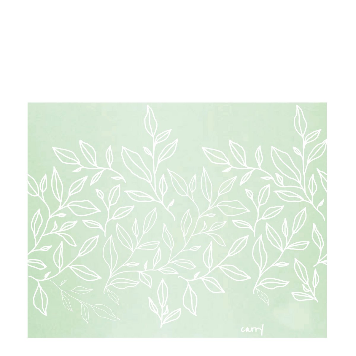 CARRY Glasflasche – Green Harmony 0,7 L